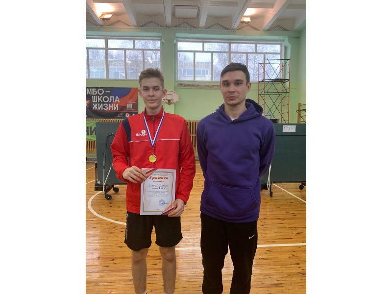 Чиранов Александр – победитель первенства го Саранск по настольному теннису.