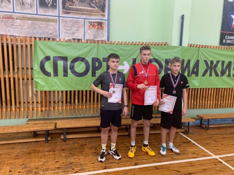 Чиранов Александр – победитель первенства го Саранск по настольному теннису.